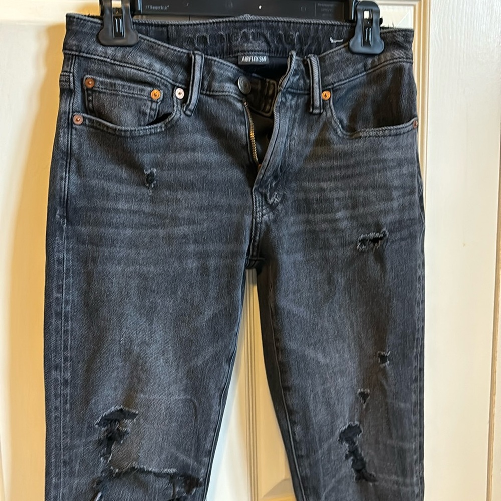 American Eagle stretchy Black denim size 28